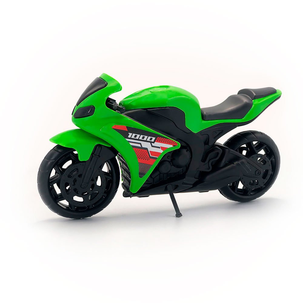 Super Moto 1600 Esportiva com Rodas com Fricção - Vermelho - Big Small