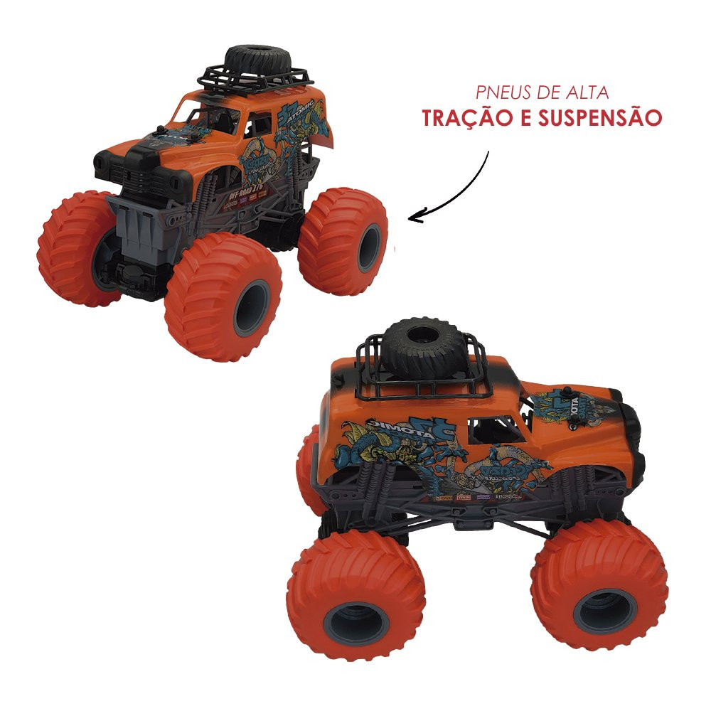 Carrinho Controle Remoto Off Road 4x4 - 27cm - Wellkids